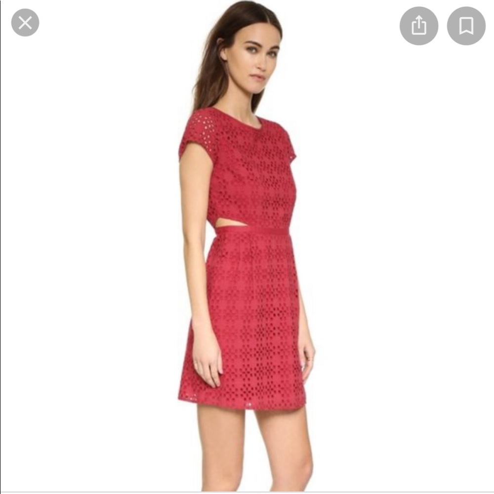 Madewell Eyelet Happening Cutout Dress